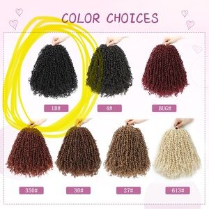 Hair Mini Twist Crochet Hair 1inch Passion Twist Hair Spring Twist